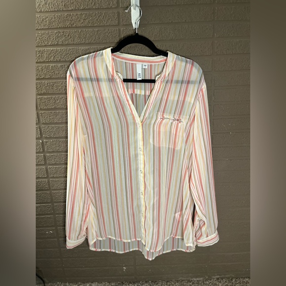 Kut from the Kloth Tops - Kut from the Kloth Multicolor Striped Button-Down Shirt